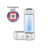 Szklana butelka wodorowa CA-303 Biała